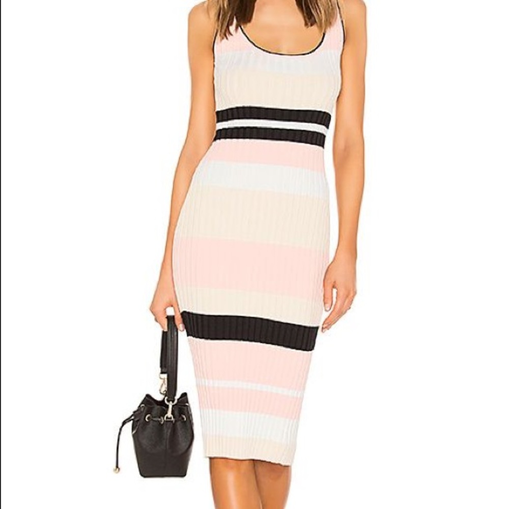 Superdown striped tank dress